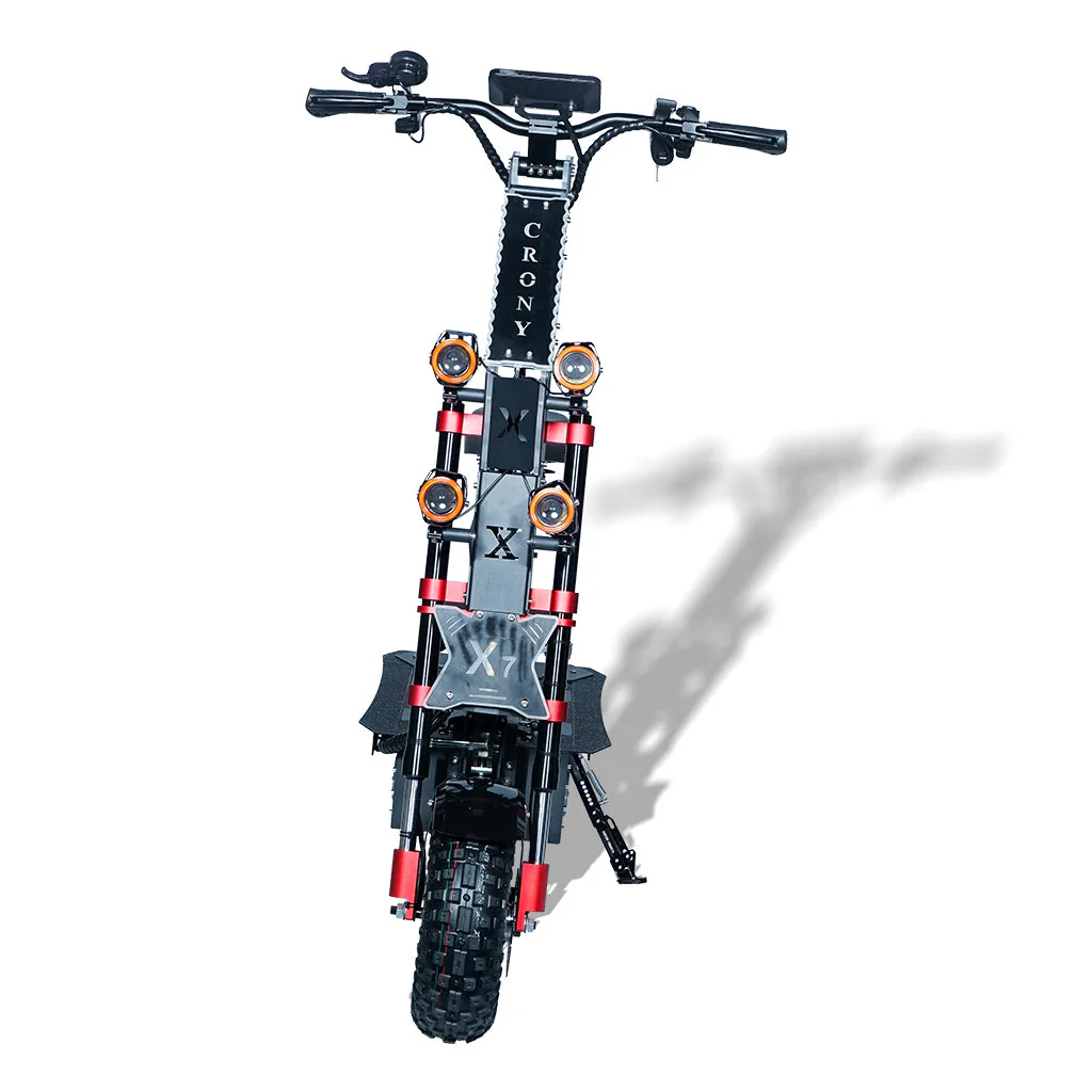 CRONY X7 Electric Scooter 5000Wx2 Motors 72V/50AH Battery 80-190KM Range Disc Brakes Front/Rear Suspension High configuration Dual Motor E-Scooter - Image 4