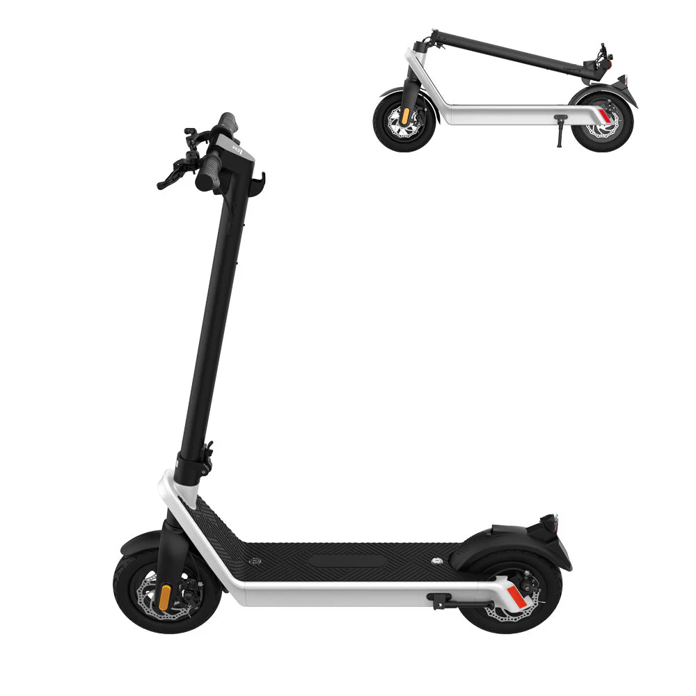 CRONY X9 Plus Folding E-scooter 500W 36V 15.6AH 35-65KM Range Disc Brakes Aluminum Alloy Frame LCD Display LED Headlamp Easy Folding - Image 3