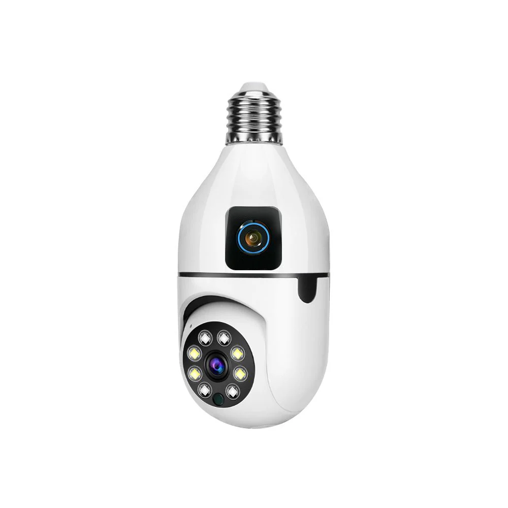 CRONY Y27 V380 1080P WIFI Bulb Camera Wireless Baby Monitor Dual Lens Color Night Vision Two-Way Audio - Image 11