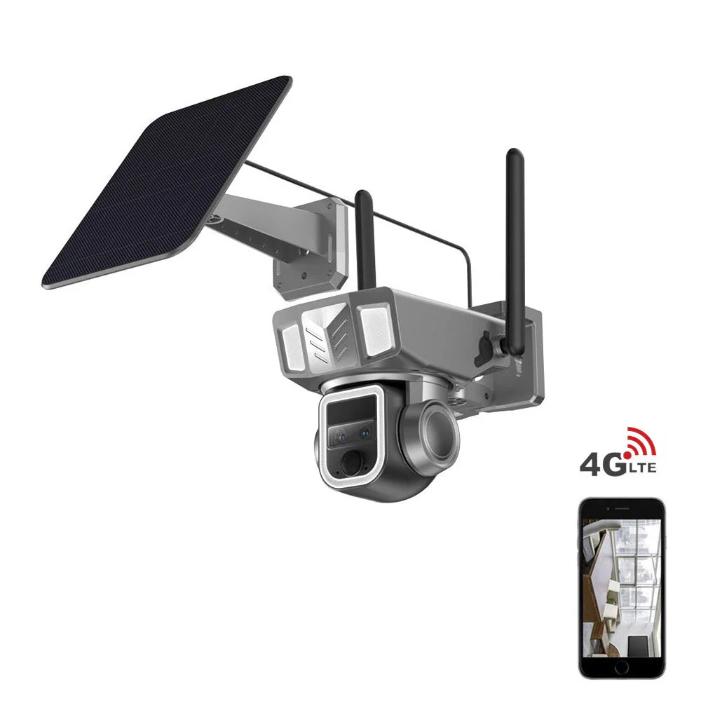 CRONY Y7B 4G-4K-8MP Solar Dual-lens Continuous Zoom Camera - Image 20