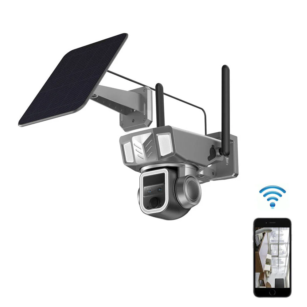 CRONY Y7B 4G-4K-8MP Solar Dual-lens Continuous Zoom Camera - Image 21