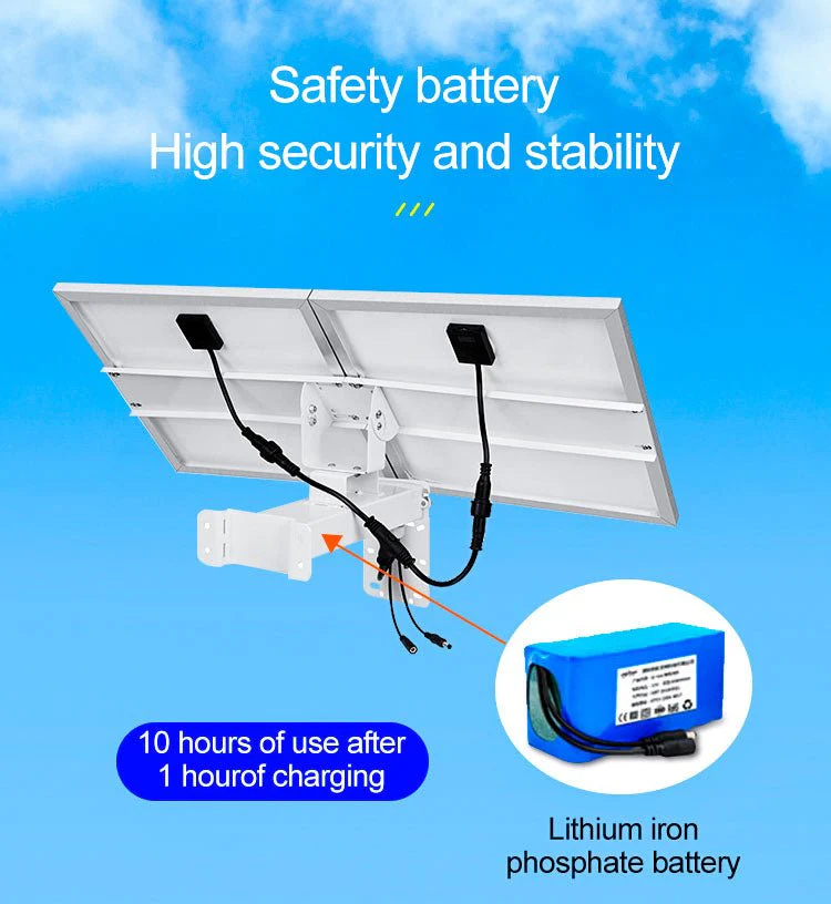 CRONY YN33S-12V-60W60AH Solar Power System Solar Panel With 60ah Battery - Image 6