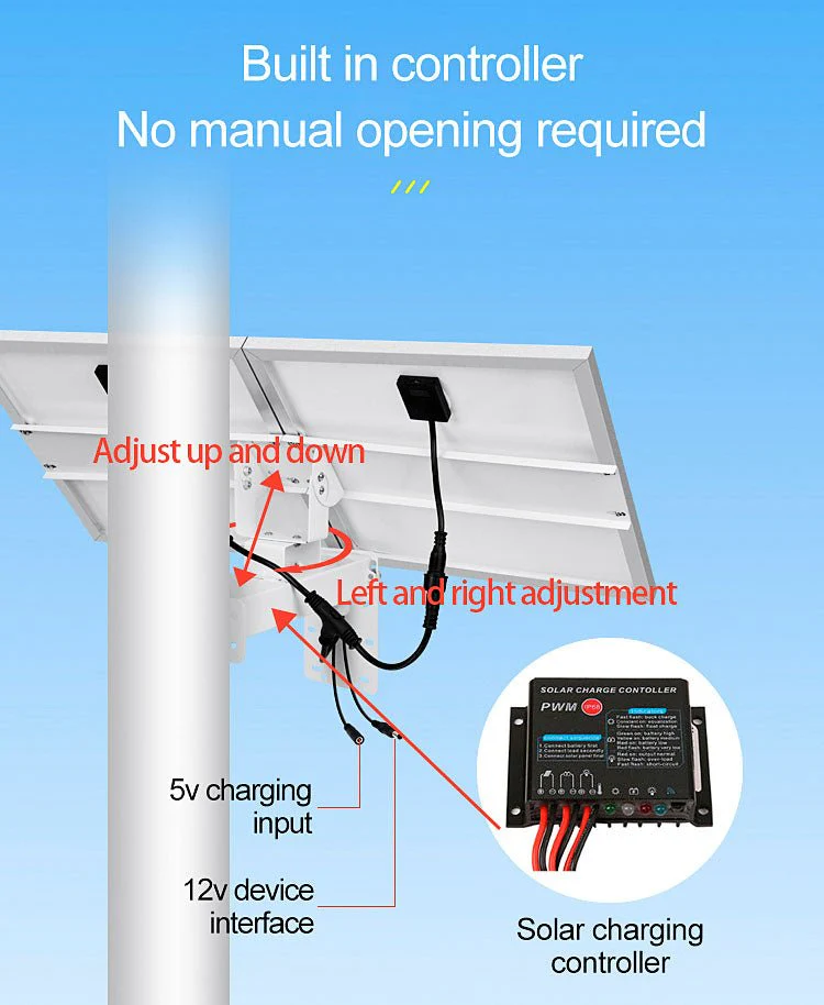 CRONY YN33S-12V-60W60AH Solar Power System Solar Panel With 60ah Battery - Image 7