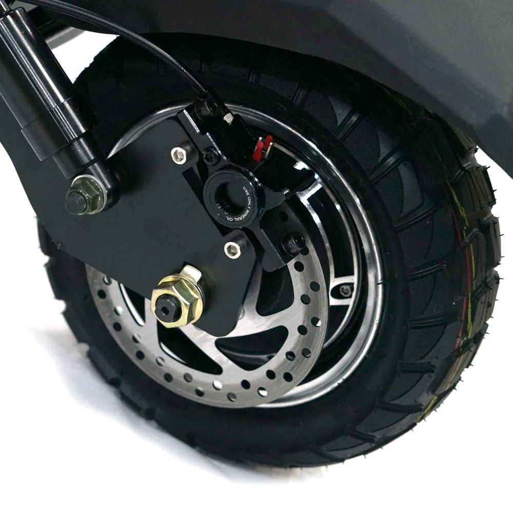 CRONY Dk-10 Dual Drive Electric Scooter 2200Wx2 60V 13AH  40-70KM Range Disc Brakes Front Rear Suspension Aluminum Alloy Frame 11 Off-Road Tires Triple LED Headlamps Single Seat For Outdoor Road - Image 18