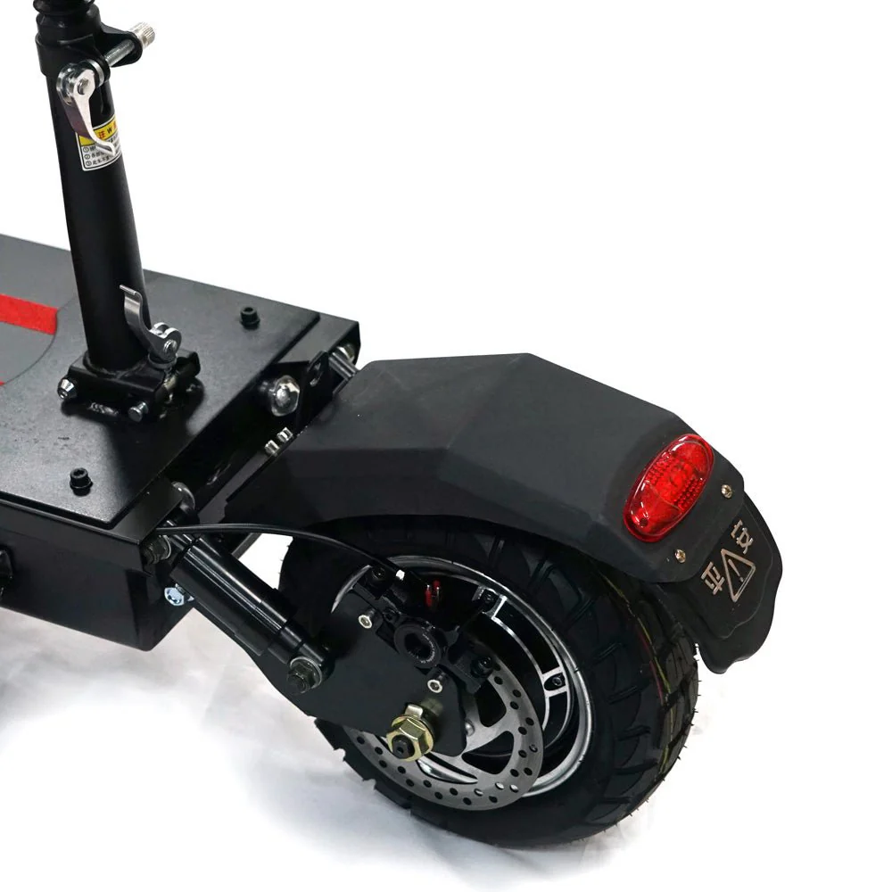 CRONY Dk-10 Dual Drive Electric Scooter 2200Wx2 60V 13AH  40-70KM Range Disc Brakes Front Rear Suspension Aluminum Alloy Frame 11 Off-Road Tires Triple LED Headlamps Single Seat For Outdoor Road - Image 7
