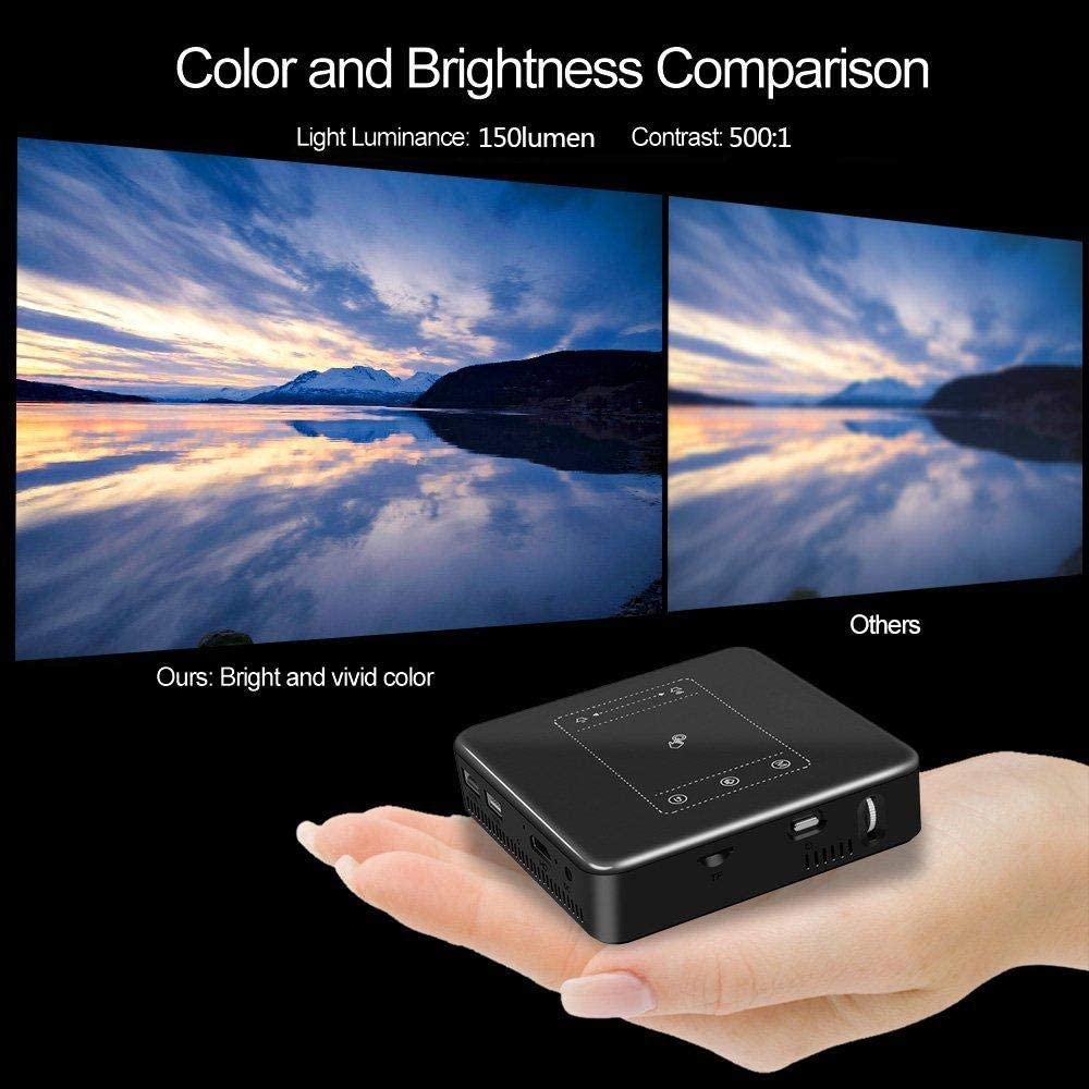 CRONY D13 projecter DLP 1080P Smart Mini Projector Home Projector USB Video Media Player - Image 3