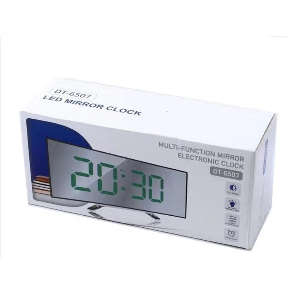 CRONY 6507 LED clock Led Alarm Digital Desk Clock | Digital Alarm Clock Mirror - Image 2