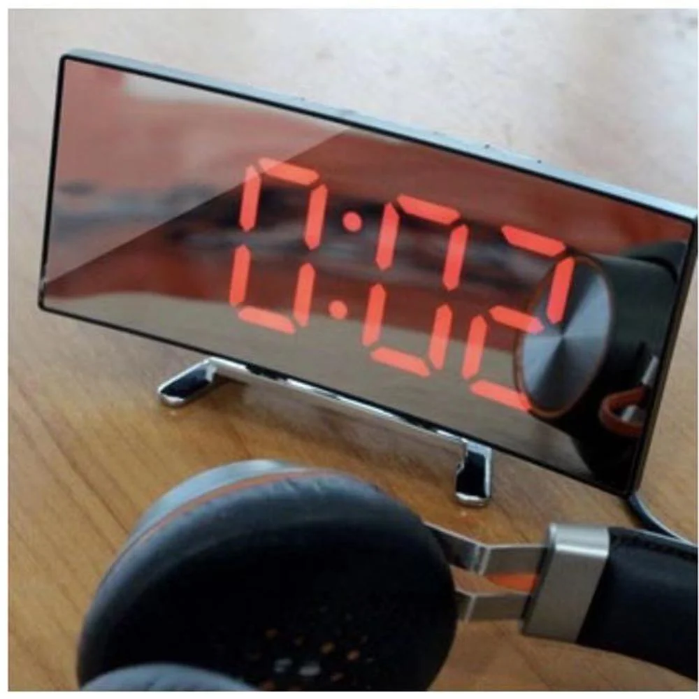 CRONY 6507 LED clock Led Alarm Digital Desk Clock | Digital Alarm Clock Mirror - Image 4