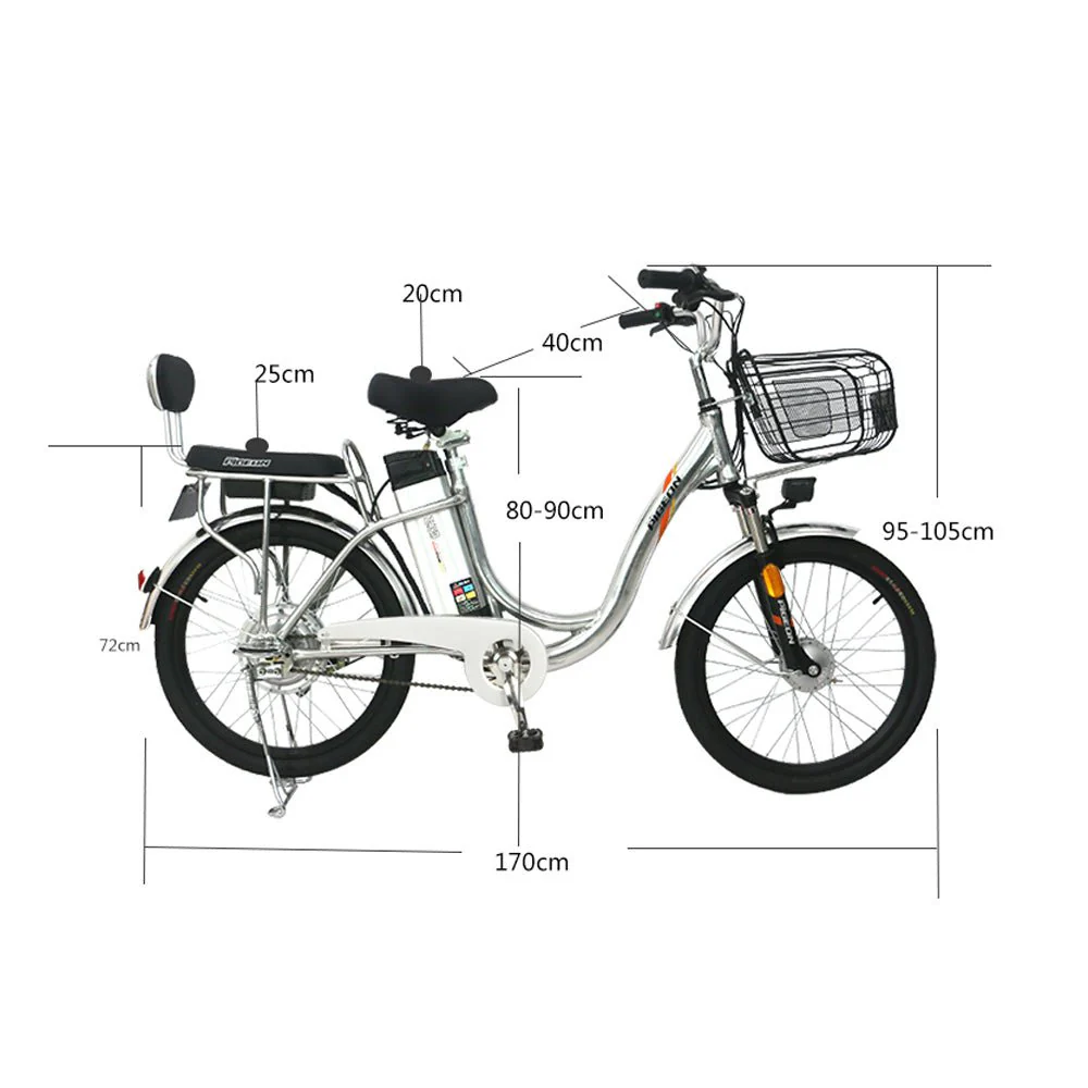 CRONY 22inch The fire spirit bird Electric bicycle FLYING PIGEON fashion design bike | Green - Image 5
