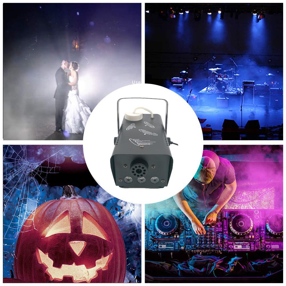 CRONY 800W RGB LED Fog Machine,Smoke Machine hood portable LED light with wired and wireless remote control - Image 3
