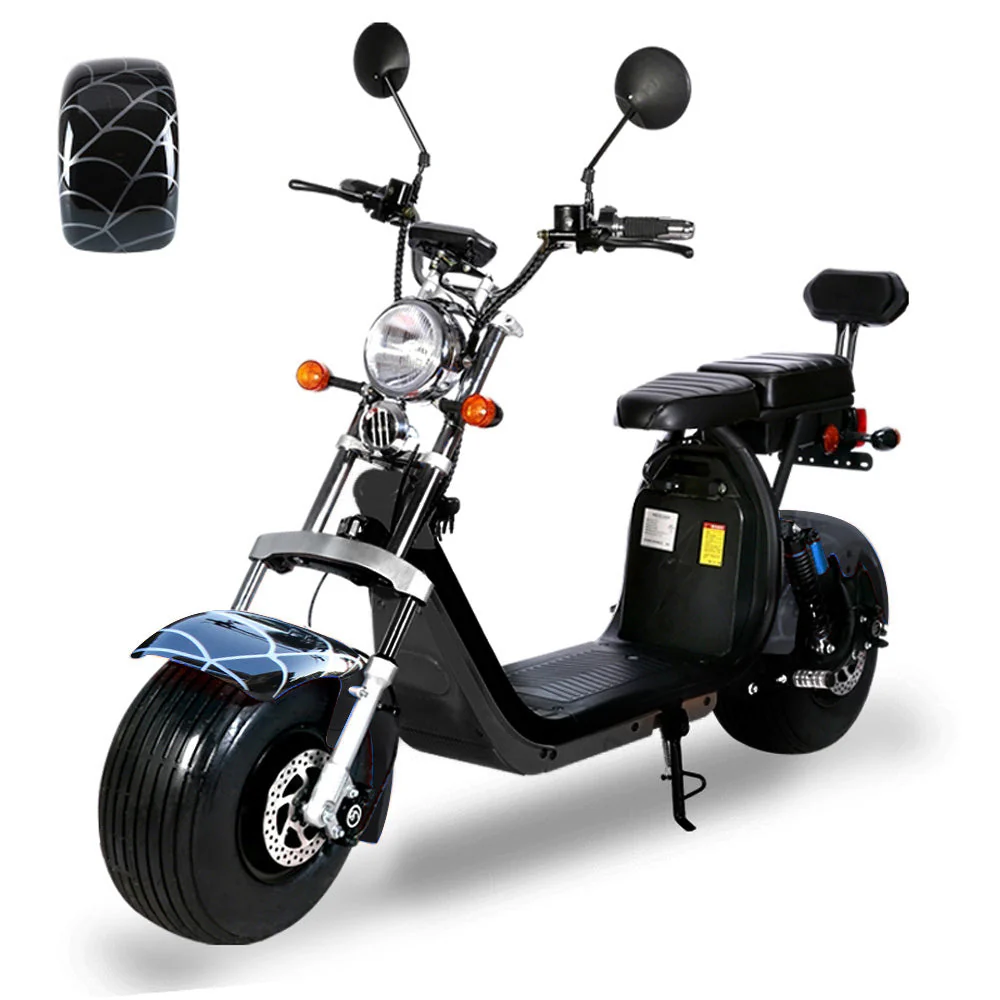 CRONY G-029 3000W Electric Motorcycle Motorbike High Speed Harley tyre Double Seat with double battery | Military Green - Image 10