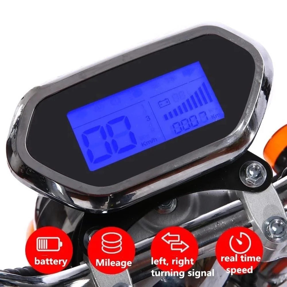 CRONY G-029 3000W Electric Motorcycle Motorbike High Speed Harley tyre Double Seat with double battery | Military Green - Image 6