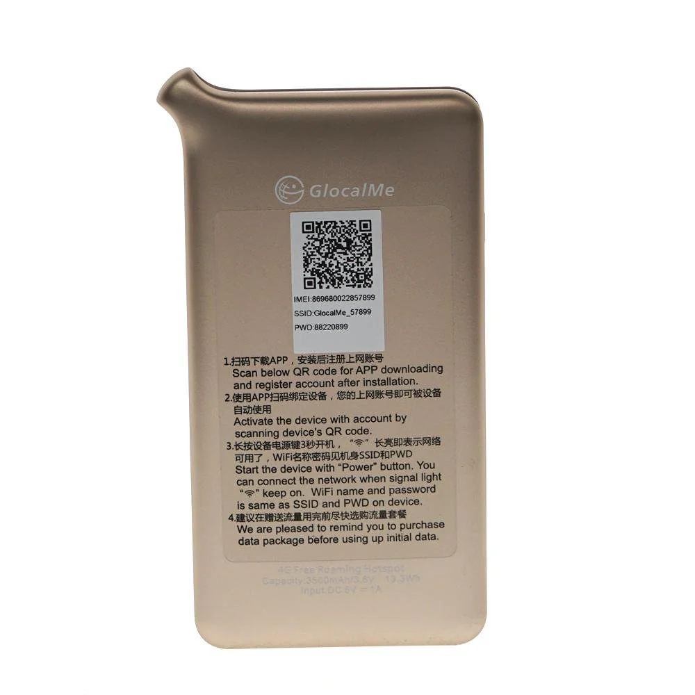 GlocalMe U2 4G Global Mobile Wi-Fi Hotspot Network Globally No SIM No Roaming - Image 3