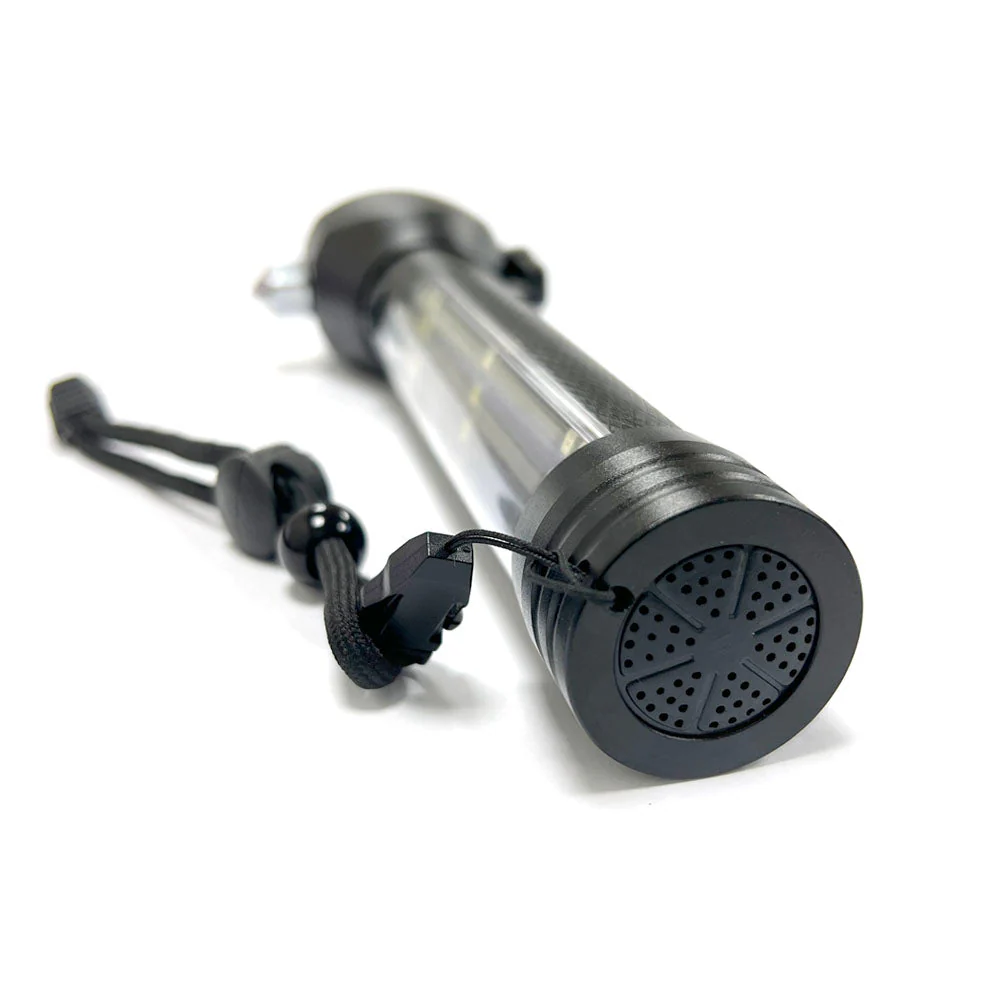 H04-T01 Solar Powered Tactical Flashlight Multi Function Outdoor Car LED Flashlight Ultra Bright Torch Light, with Safety Hammer - Image 12