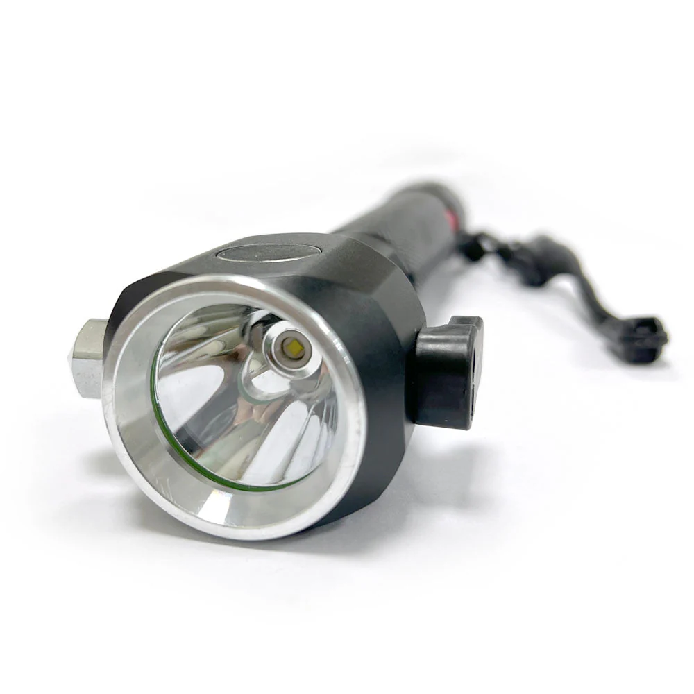 H04-T01 Solar Powered Tactical Flashlight Multi Function Outdoor Car LED Flashlight Ultra Bright Torch Light, with Safety Hammer - Image 9
