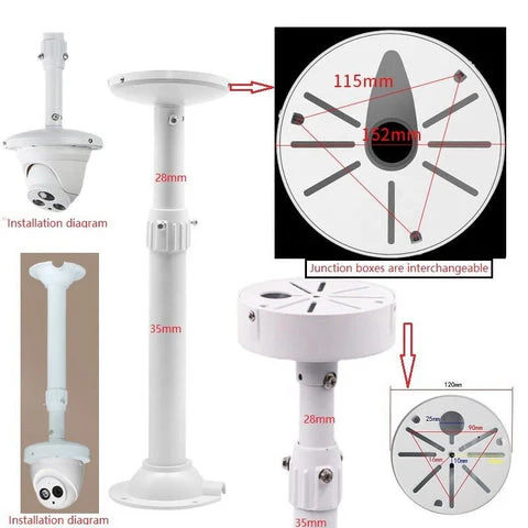 I-type 30-60CM Retractable hemisphere Stand - Image 7