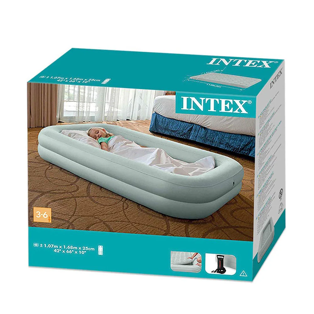 Intex 66810NP Floque + Airbed Air Bed Inflator Travel - Image 5