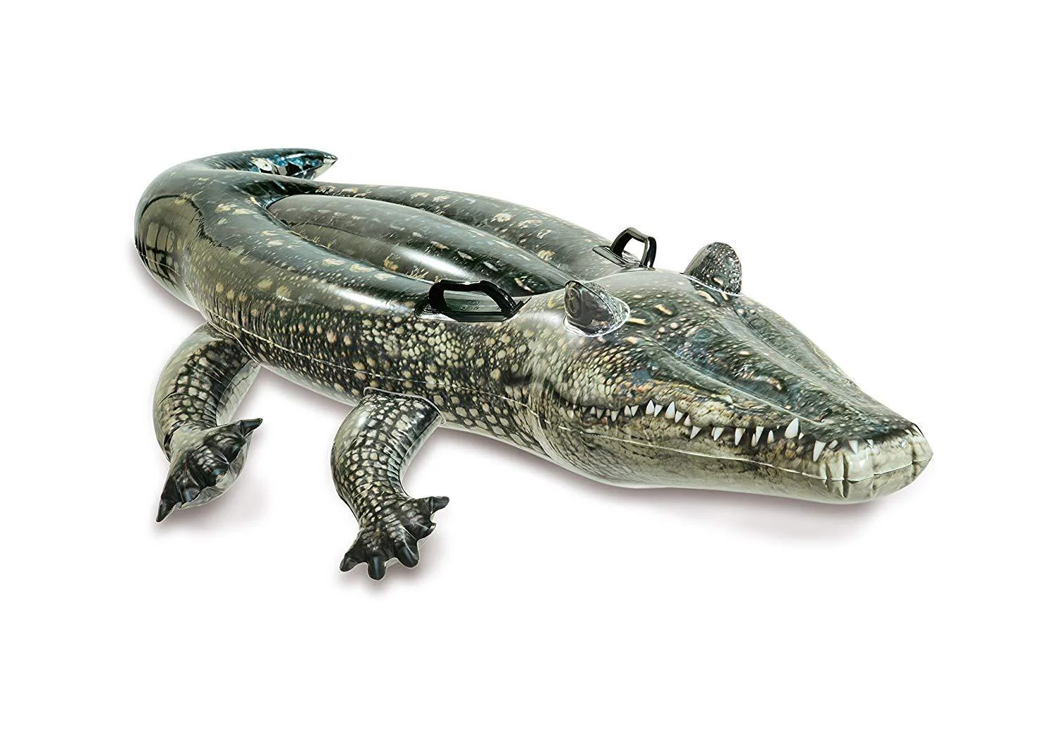 Realistic Gator -12 Tricky toys Intex Realistic Gator Ride-one, Age 3+ Multi-color 6x67x34 inches - Image 3