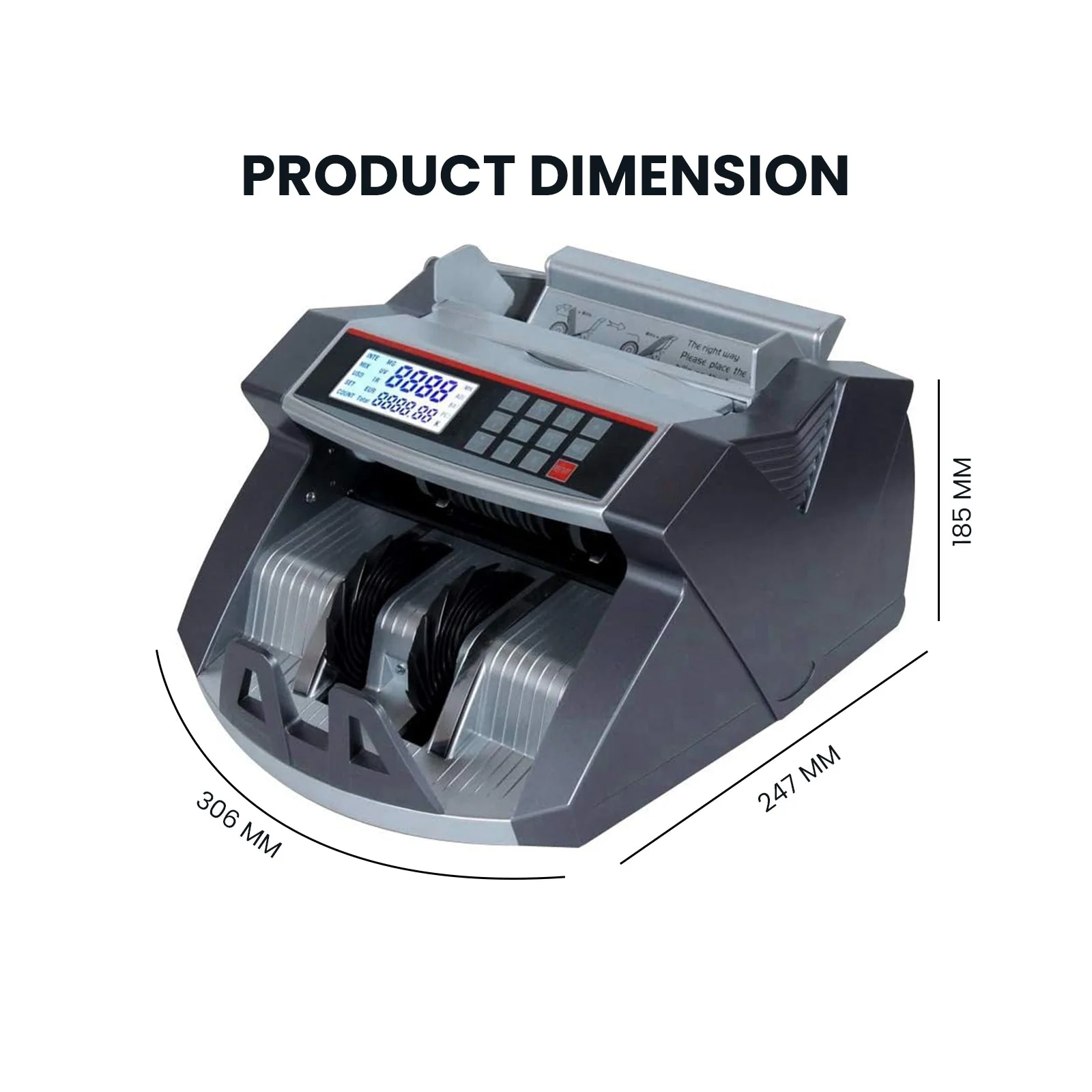 CRONY Banknote Verifiers JN-2040V Money Counter machine - Image 11