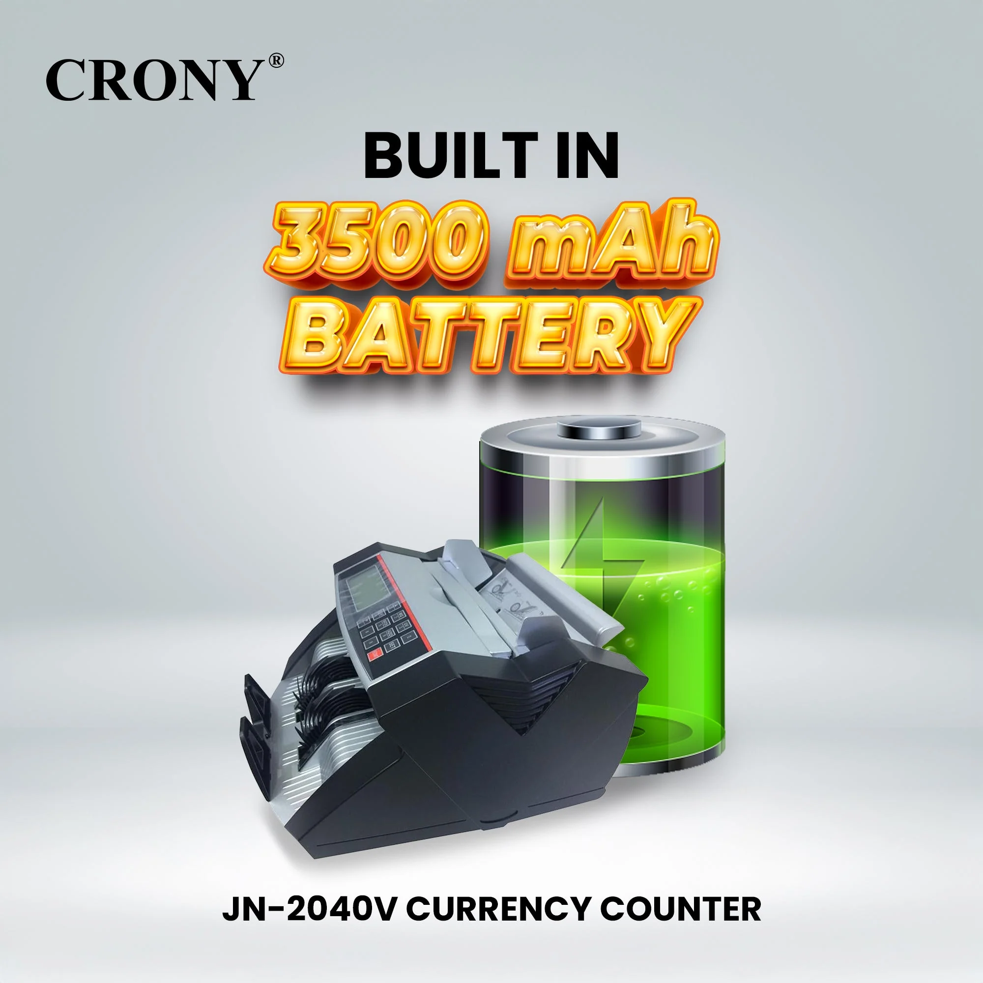 CRONY Banknote Verifiers JN-2040V Money Counter machine - Image 14