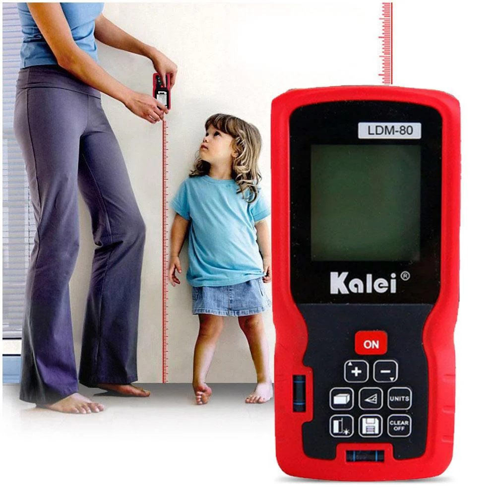 KALEI LDM-80 80M Digital Laser Distance Rangefinder Meter Measuring Tool - Image 2