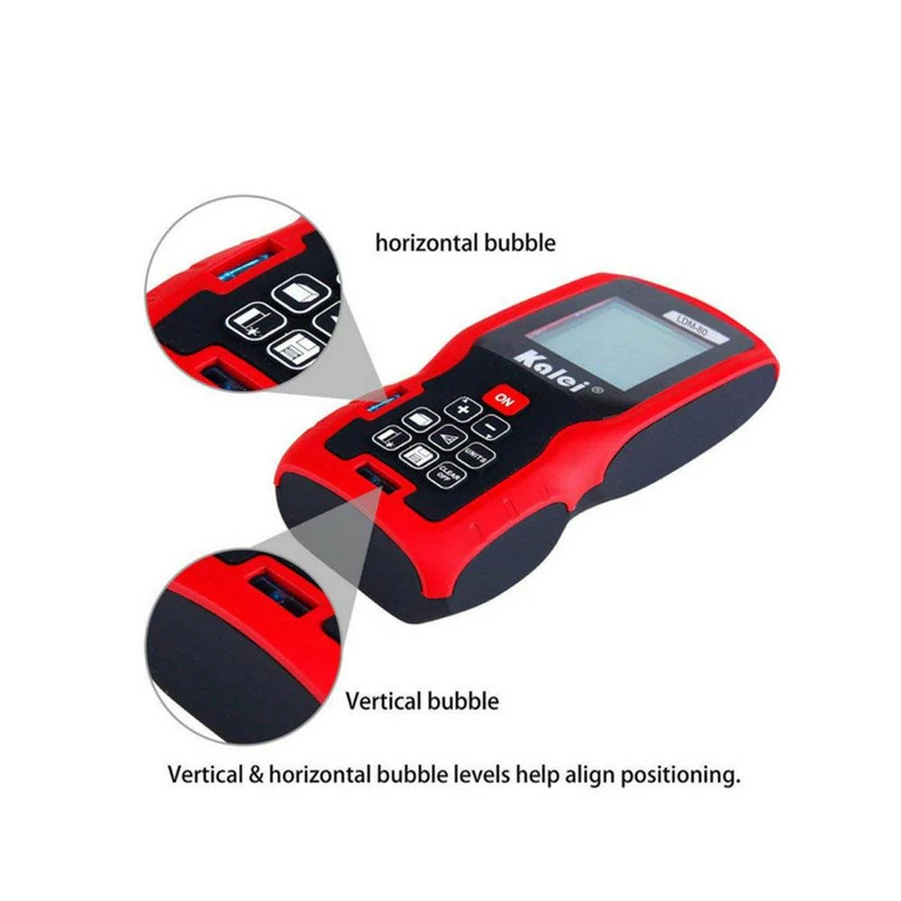 KALEI LDM-80 80M Digital Laser Distance Rangefinder Meter Measuring Tool - Image 4