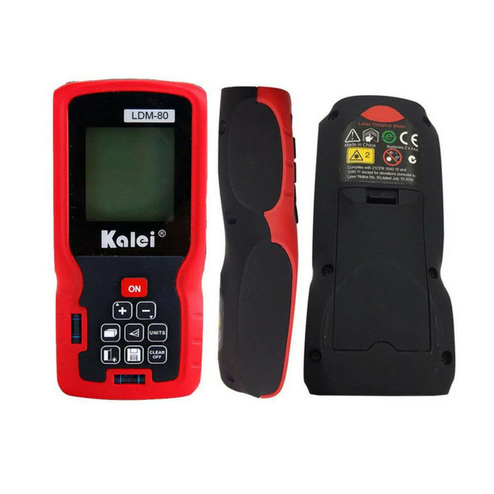 KALEI LDM-80 80M Digital Laser Distance Rangefinder Meter Measuring Tool - Image 6