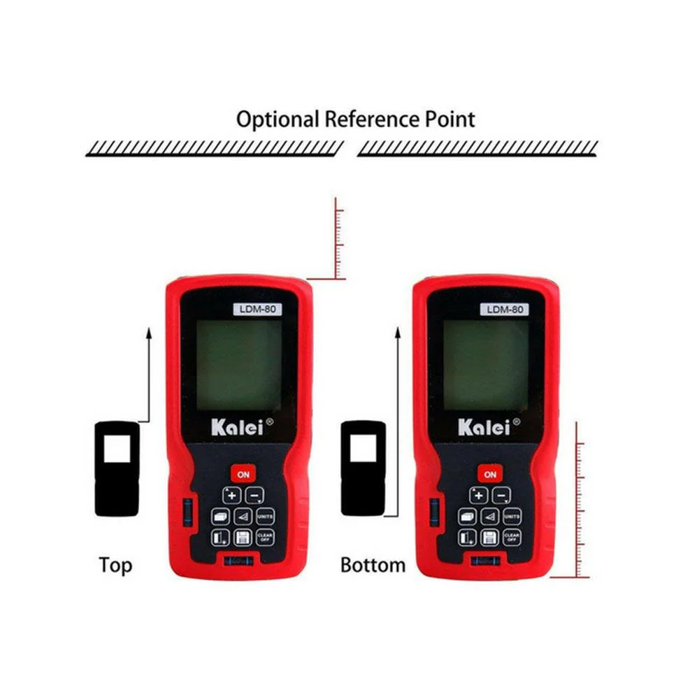 KALEI LDM-80 80M Digital Laser Distance Rangefinder Meter Measuring Tool - Image 7