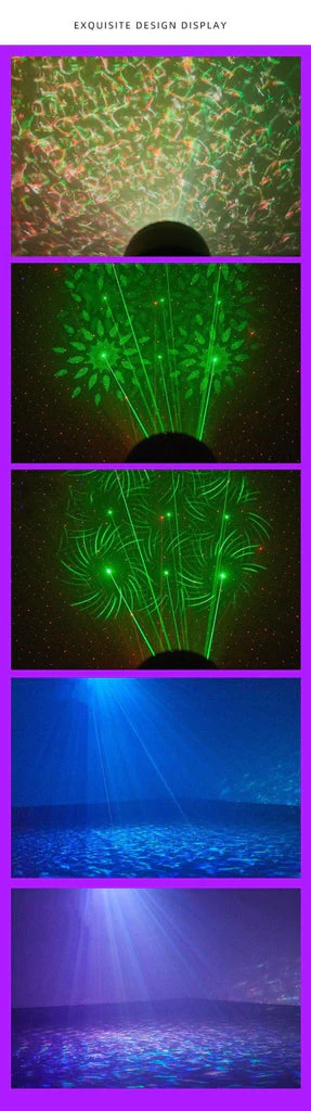 Kaleidoscope effect light LED laser effect lights dj LED Stage Light disco ball lazer lamps night club laser light - Image 7