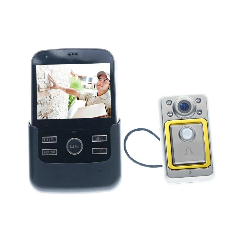 KDB01 Digital Video Doorbell 3.5 Inch Wireless Viewer Doorbell Night-Vision Door Eye Peephole