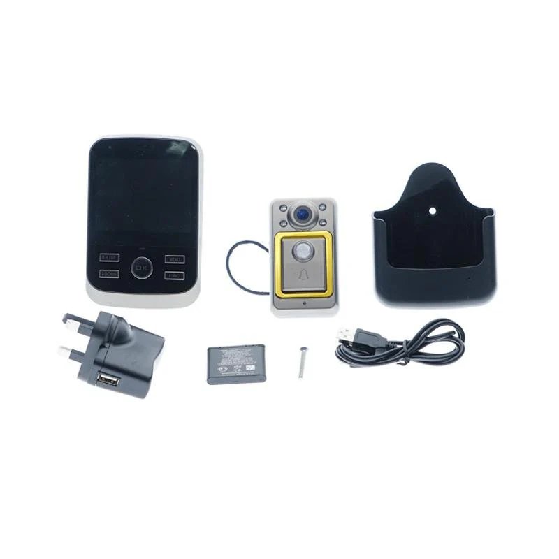 KDB01 Digital Video Doorbell 3.5 Inch Wireless Viewer Doorbell Night-Vision Door Eye Peephole - Image 2