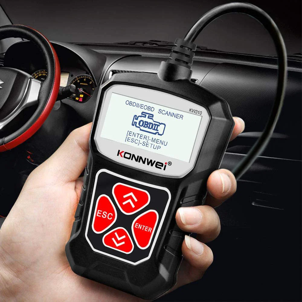 KONNWEI KW310 CAN OBD Scan Tool OBD2 Scanner Full OBDII - Image 3