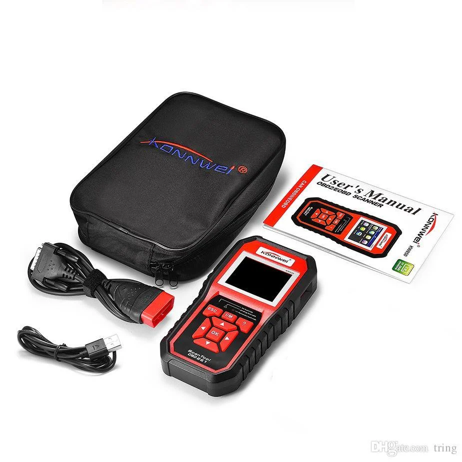Kw850 Konnwei Professional OBD2 Scanner Auto Code Reader Car Diagnostic Tools (Original) - Image 2