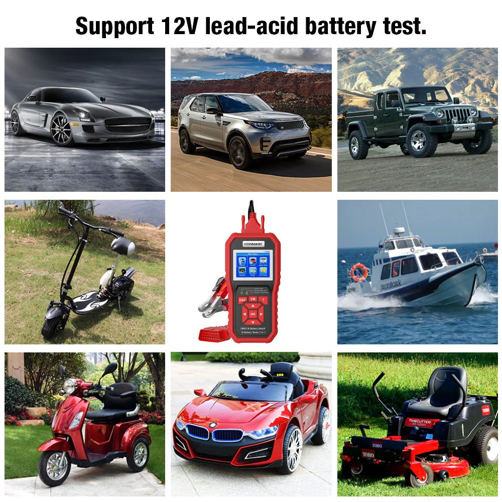 KONNWEI KW890 Battery Tester Car OBDII Oil Service Light Reset Tool OBD2 Scanner Car Professional Automotive Code Reader Diagnose Tool - Image 15