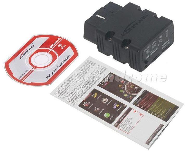 Konwei KW902 OBDII VGATA ICAR ELM327 Bluetooth Auto Diagnostic Scanner OBD2 Scan Tool - Image 3