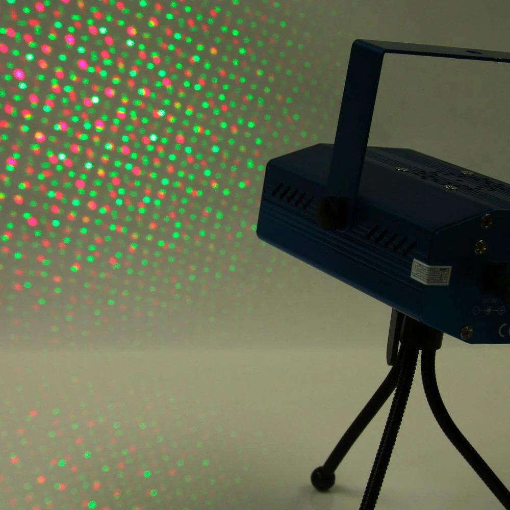 CRONY Las-s09rg Mini Laser Disco Dj Stage Lighting Patterns Projector Lights - Image 7