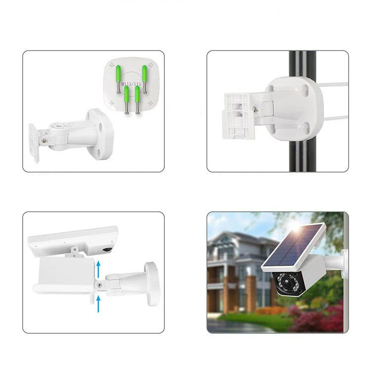 CRONY LED Solar false monitoring Solar low-power human body induction scares thieves anti-theft lamp false monitoring - Image 8