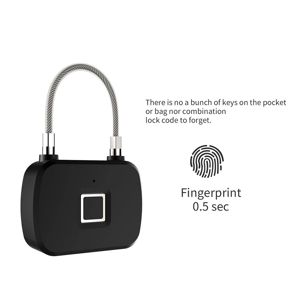 Mini fingerprint lock Home Use Mini Computer Safety Fingerprint Cabinet Lock - Image 5