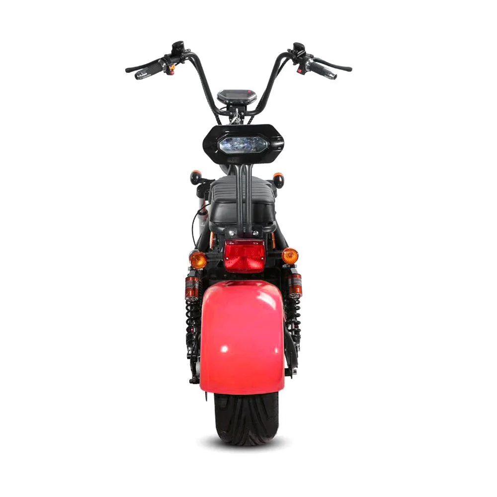 CRONY High Speed Harley+LI-ion battery+BT+double seat 2 wheel Electric Motorcycle Red Spider - Image 4