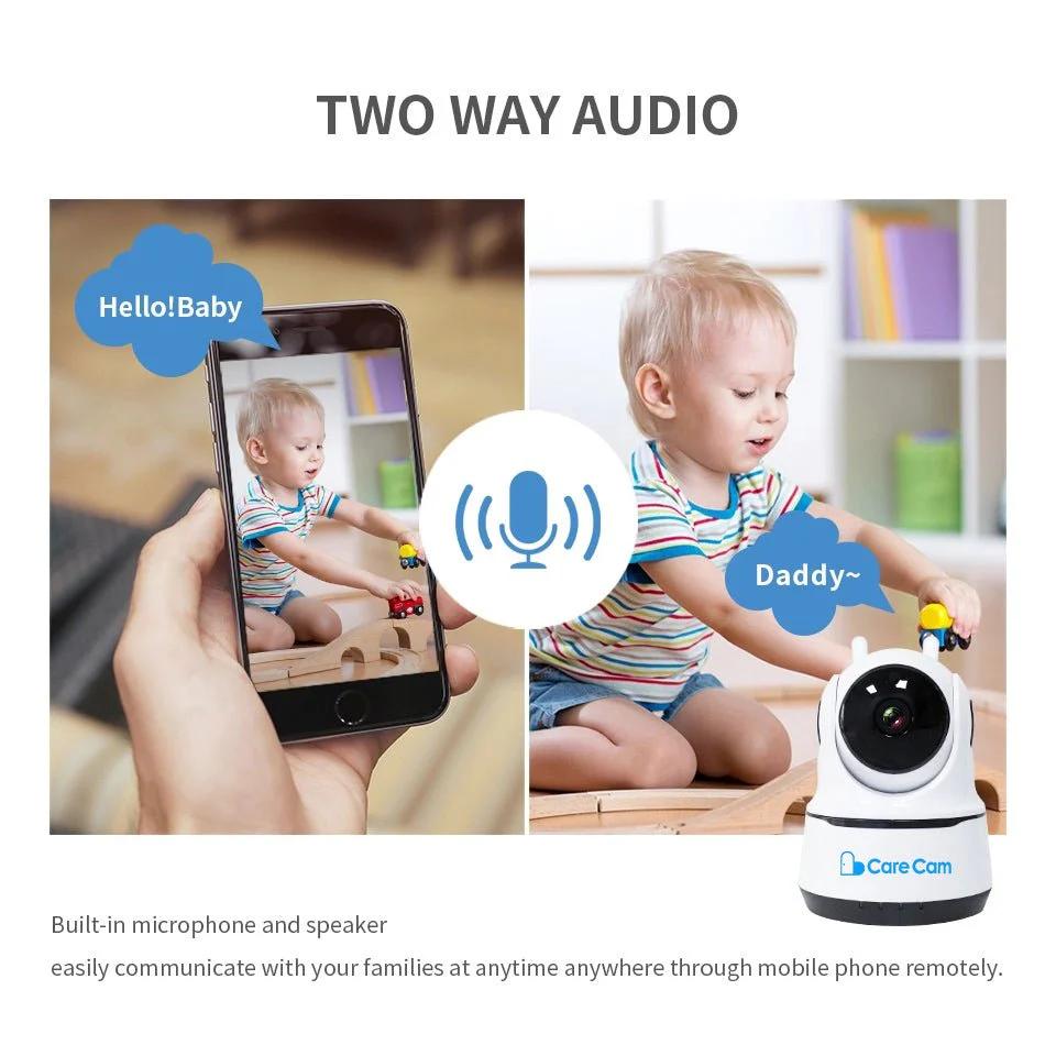 CRONY NIP-26 1080p WiFi Home Smart Camera, Indoor Security Surveillance with Night Vision, Monitor with iOS, Android App, Compatible with Google Home - Image 3