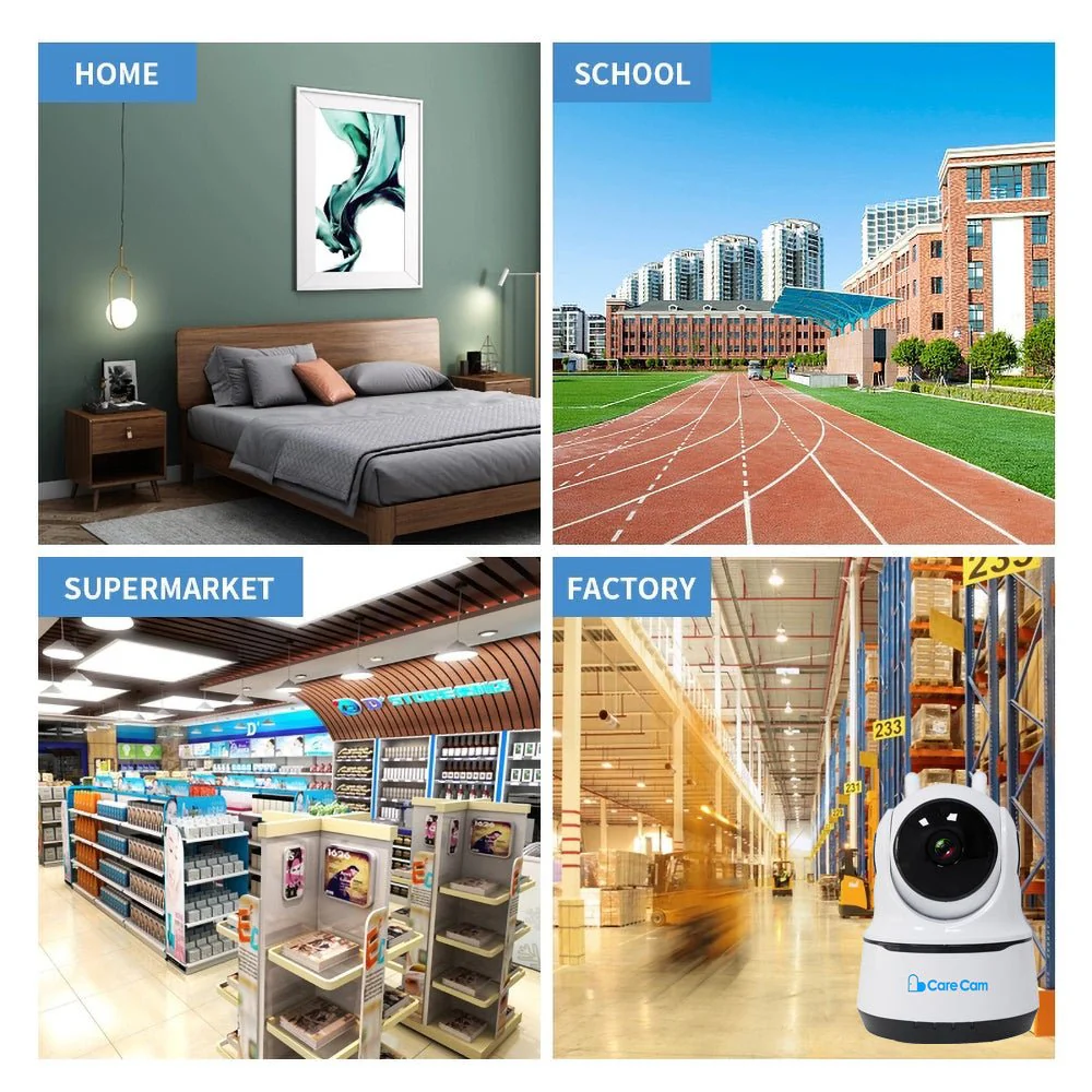 CRONY NIP-26 1080p WiFi Home Smart Camera, Indoor Security Surveillance with Night Vision, Monitor with iOS, Android App, Compatible with Google Home - Image 4