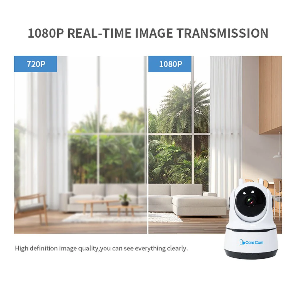 CRONY NIP-26 1080p WiFi Home Smart Camera, Indoor Security Surveillance with Night Vision, Monitor with iOS, Android App, Compatible with Google Home - Image 8