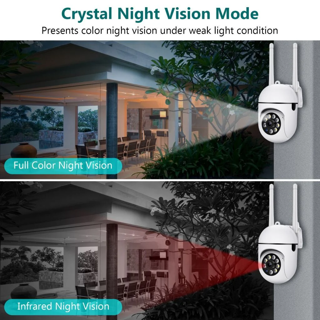 NIP-27 V380 APP 1080P Full color Wireless Camera HD IP Wireless CCTV Camera Waterproof Outdoor WiFi CCTV Security Cameras - Image 9