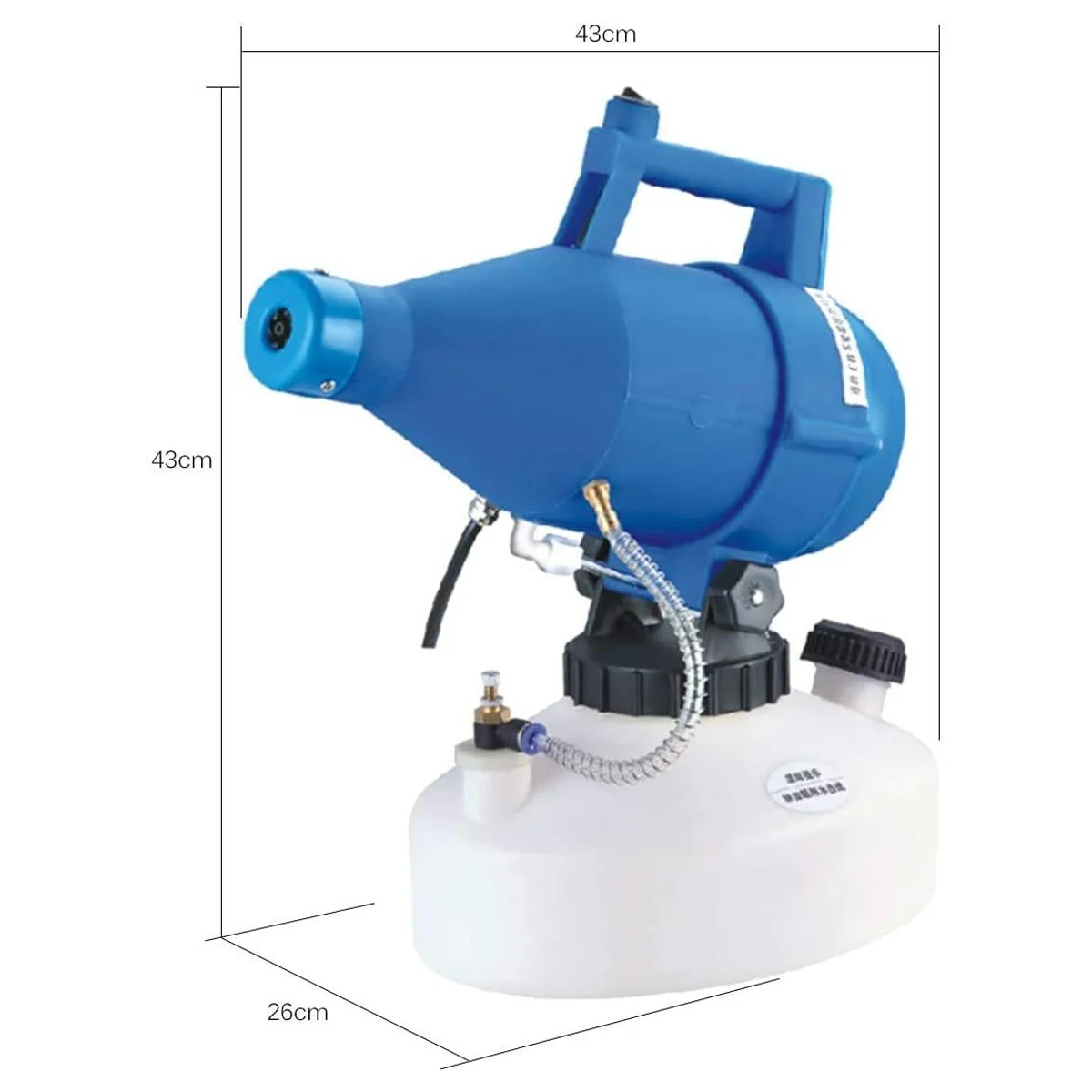CRONY 4.5 Ltr Portable Electric Sprayer, Ultra-Low Capacity Atomizer, for Farm, Hotel, School - Image 2