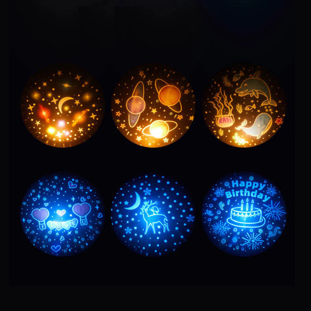 rabbit 6 kinds of pattern light Starry Sky Luminous Projection Nebula Music - Image 9