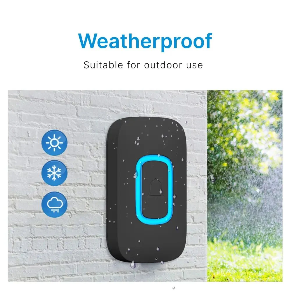RL-3995 doorbell Battery-powered wireless doorbell with shining LED display Door bell - Image 11