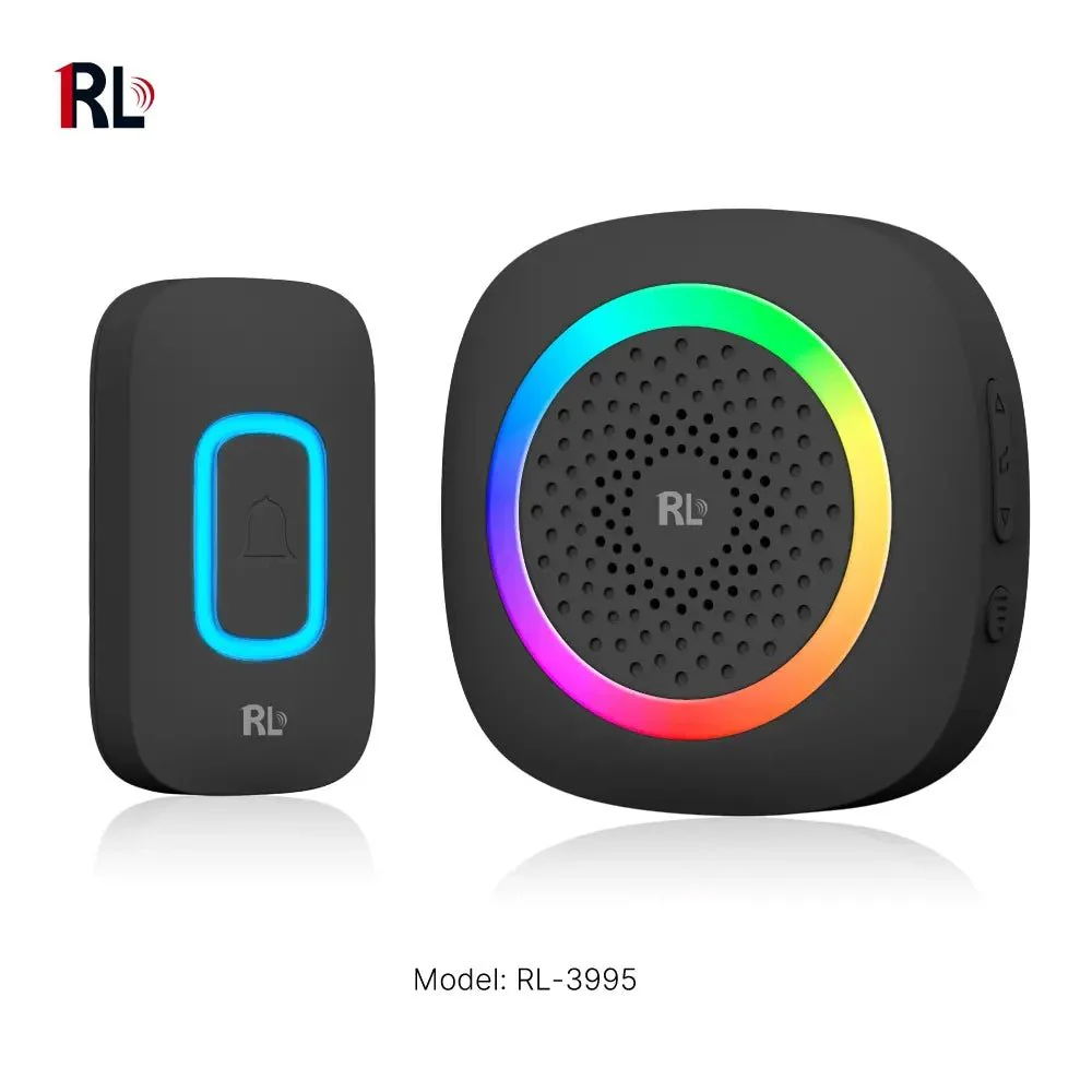 RL-3995 doorbell Battery-powered wireless doorbell with shining LED display Door bell - Image 3