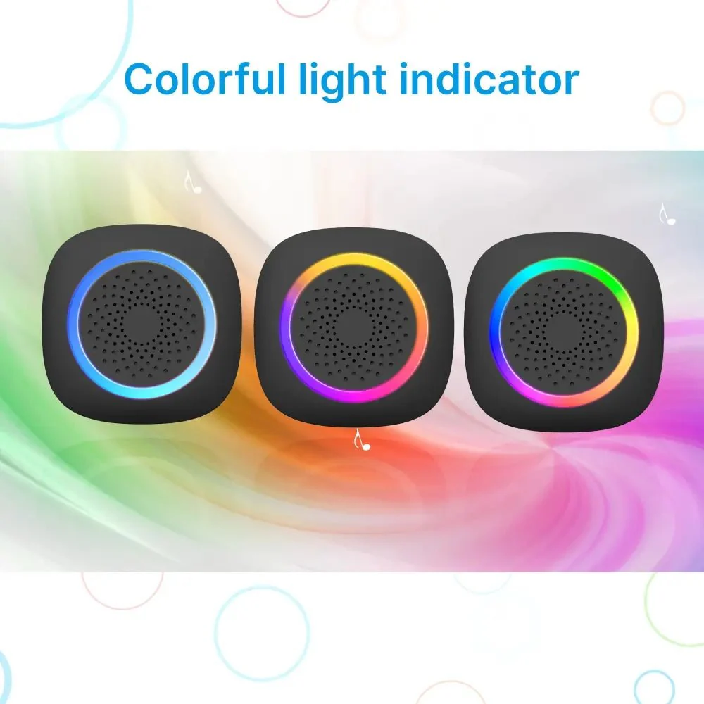 RL-3995 doorbell Battery-powered wireless doorbell with shining LED display Door bell - Image 7