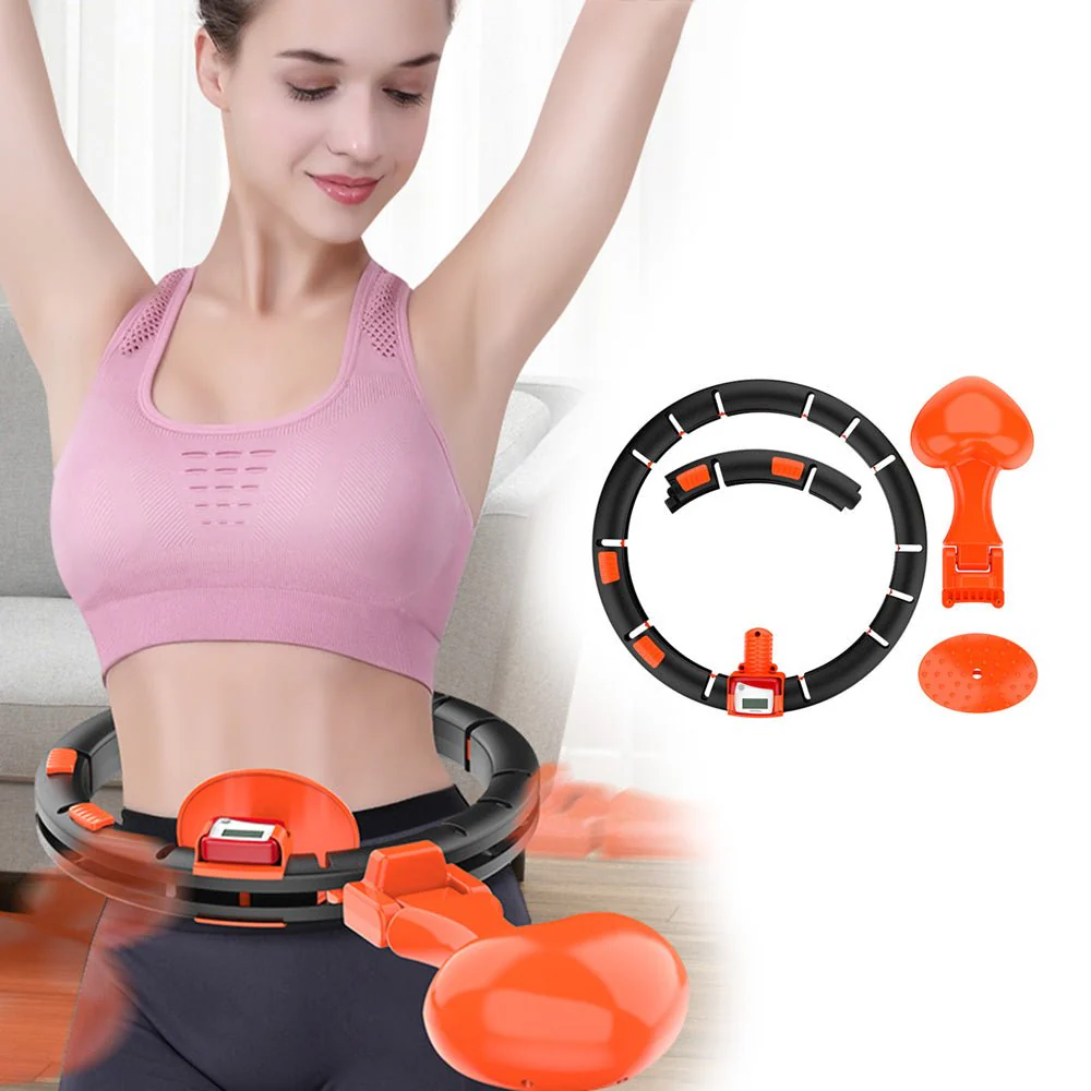 Smart Hula Hoop Auto-Spinning Hip Hula Hoop Exercise Lose Weight Detachable Sports Circle