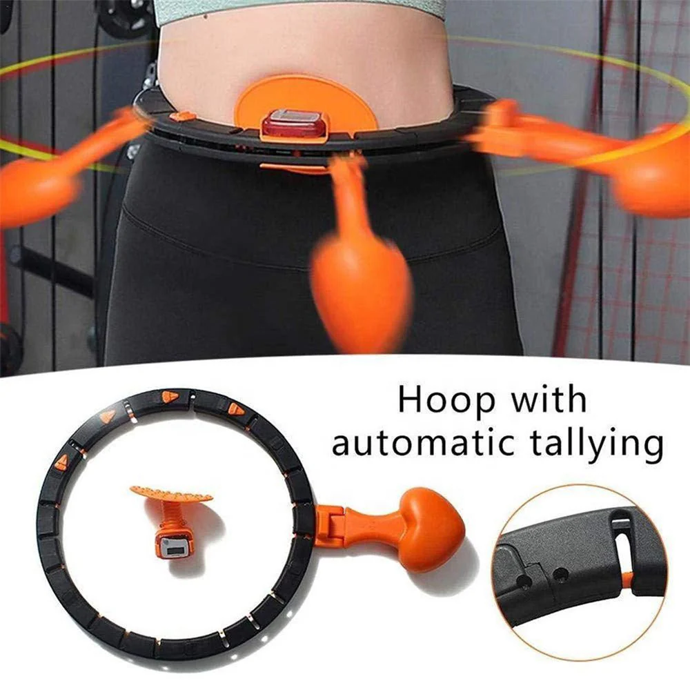 Smart Hula Hoop Auto-Spinning Hip Hula Hoop Exercise Lose Weight Detachable Sports Circle - Image 11